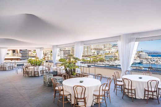 Création d&#8217;un espace réceptif sur un rooftop à l&#8217;occasion du GP Historique 2026