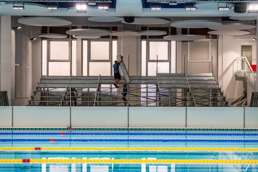 300 places installées à l&#8217;occasion 43e édition du Meeting International de Natation de Monaco
