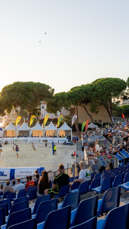 Les tribunes du Mondial Footvolley 2026