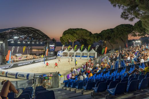 Les tribunes du Mondial Footvolley 2026