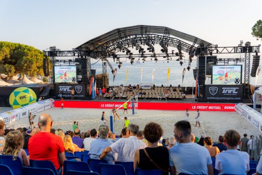 Les tribunes du Mondial Footvolley 2026