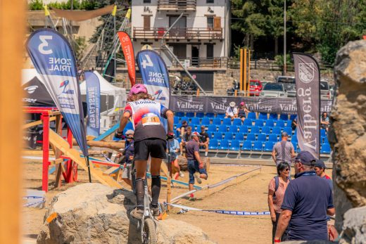 Nos tribunes à l&#8217;occasion des championnats du monde de VTT Trail à Valberg