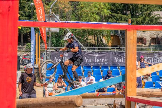 Nos tribunes à l&#8217;occasion des championnats du monde de VTT Trail à Valberg