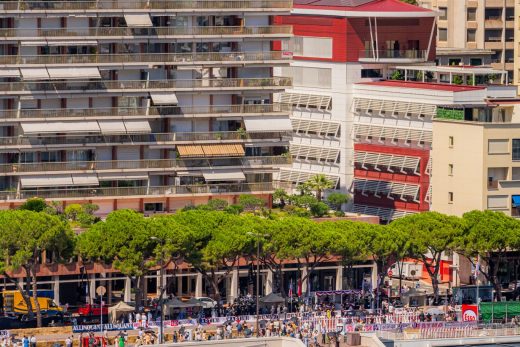 Nos tentes bi-pentes pour la régie d&#8217;un tournage de film à Monaco